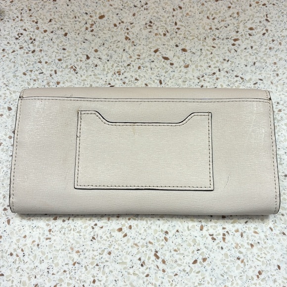 Coach White Leather Long Wallet - Picture 4 of 17